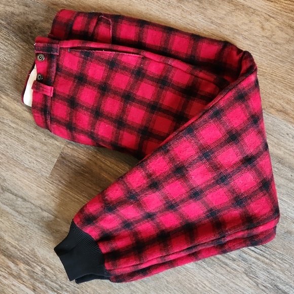 Vintage 60's Woolrich Wool Hunting Pants Buffalo Plaid Fully Lined Mens 34x31 - Picture 7 of 7